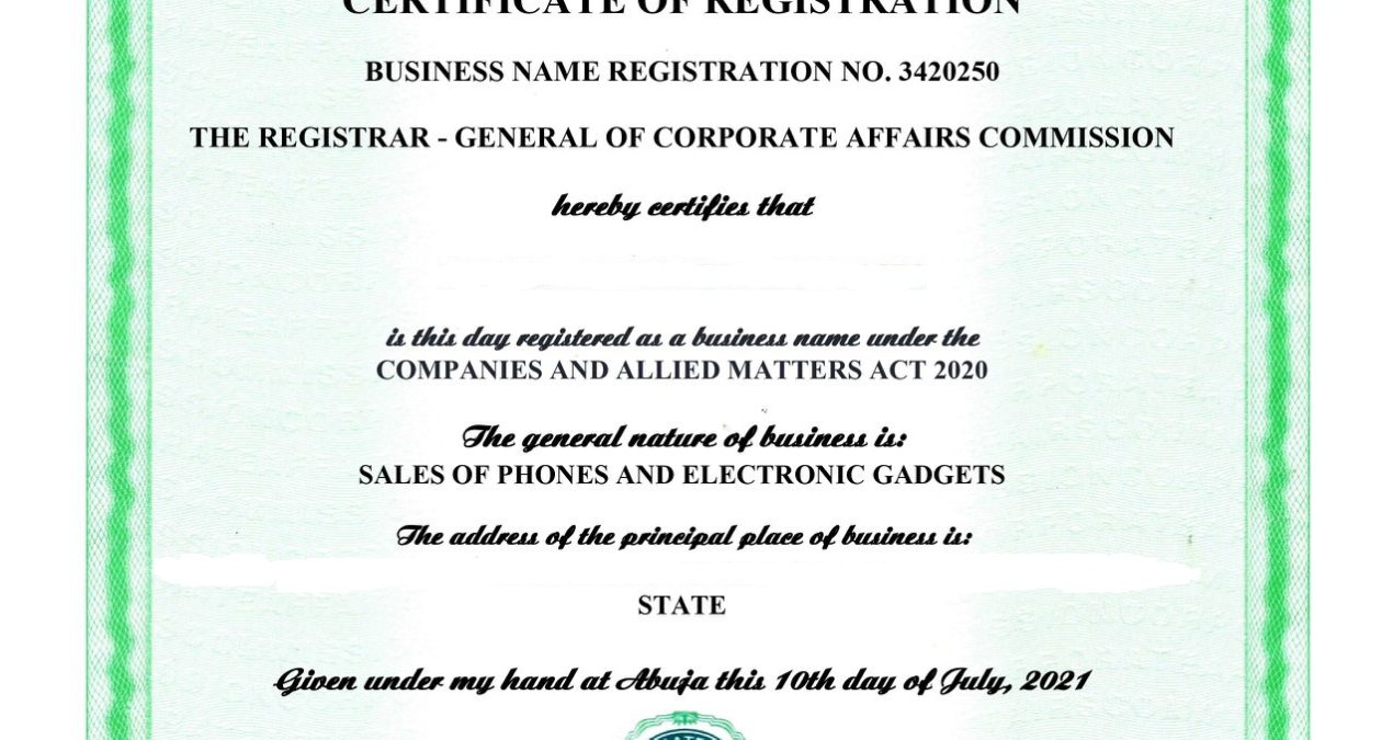 Benefits of Registering your Business with the CAC in Nigeria